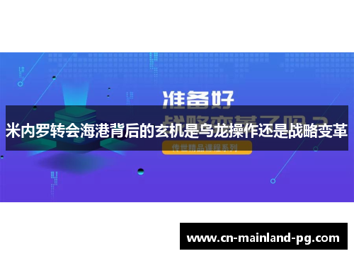 米内罗转会海港背后的玄机是乌龙操作还是战略变革 米内罗转会海港背后的玄机是乌龙操作还是战略变革