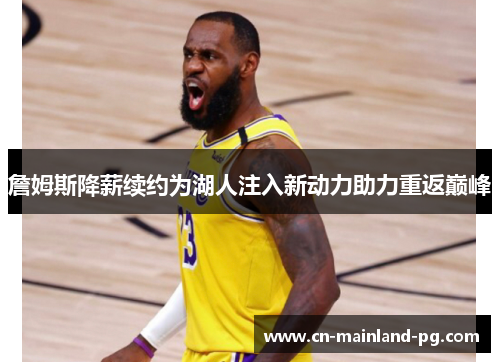 詹姆斯降薪续约为湖人注入新动力助力重返巅峰